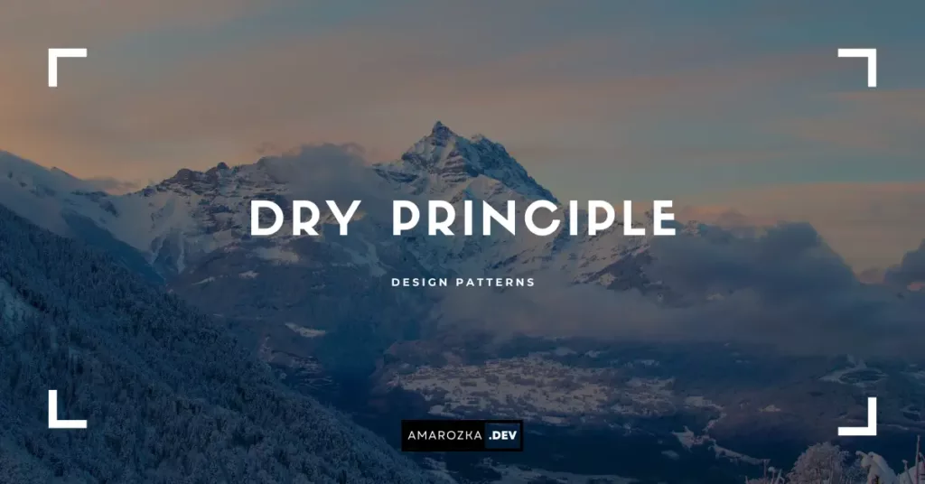 DRY Principle