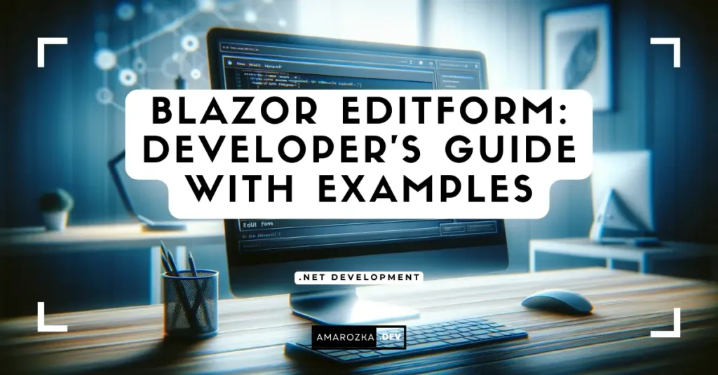 Learning Blazor EditForm and Validation
