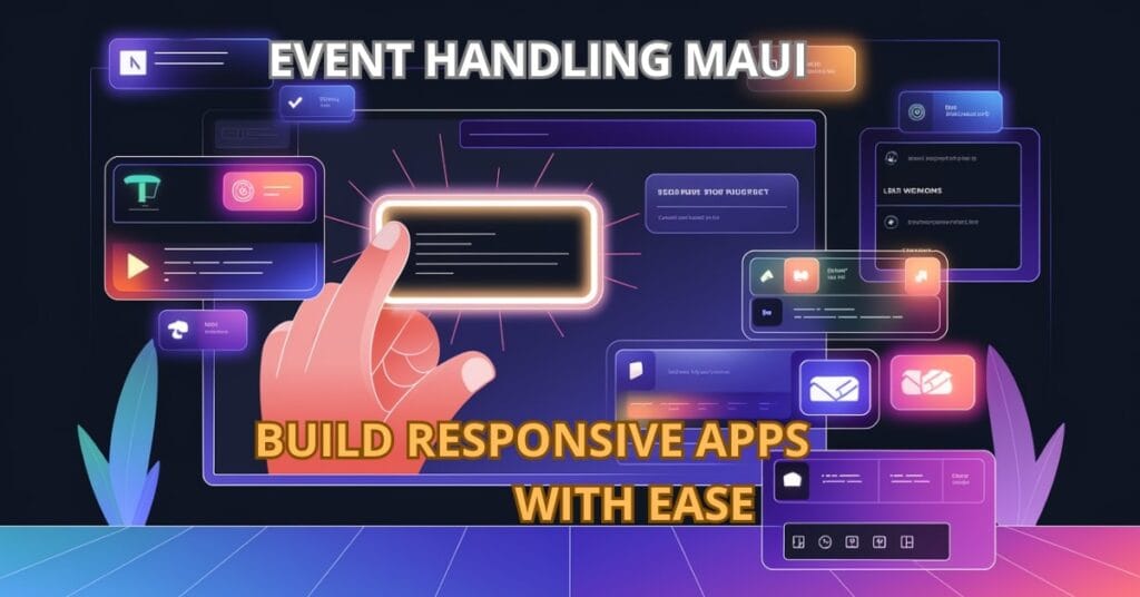 How to Handle Input and Events Like a Pro in .NET MAUI