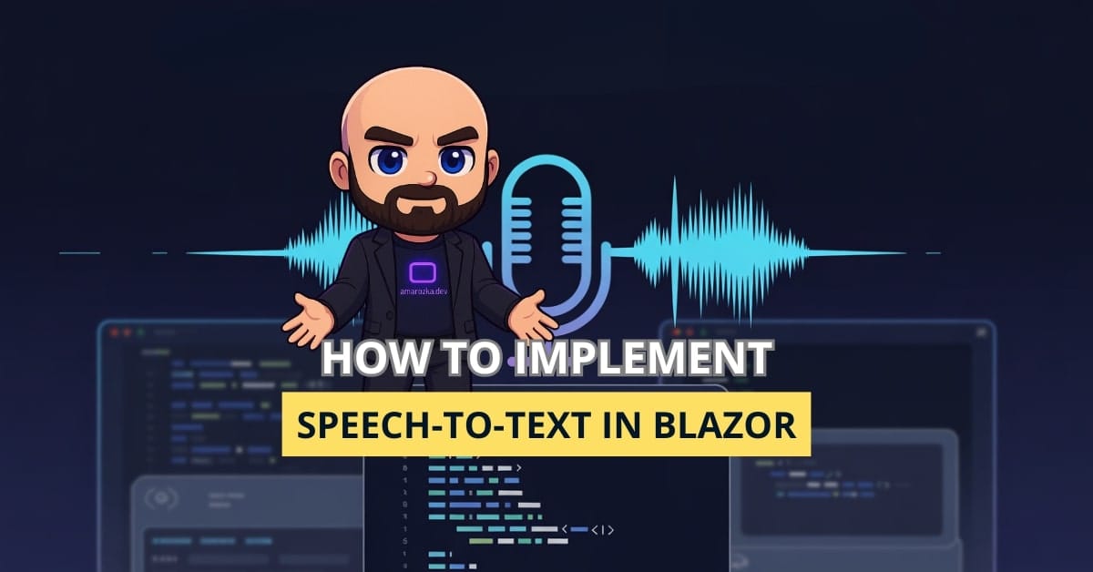 Speech-to-Text in Blazor: Real-Time Voice Input