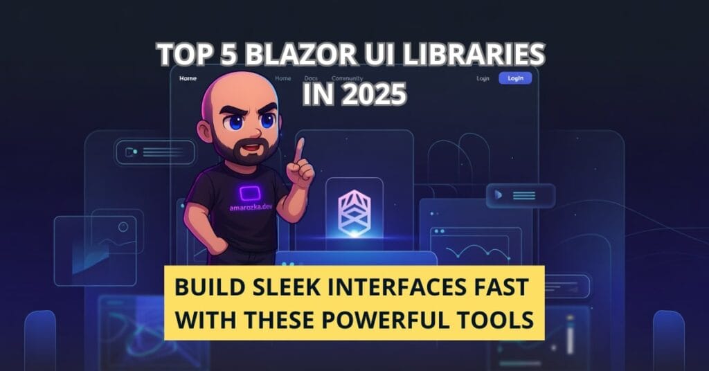 Top 5 Blazor UI Libraries in 2025: Build Sleek Interfaces Fast with These Powerful Tools
