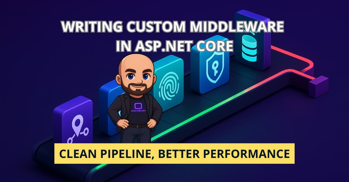 Writing Custom Middleware in ASP.NET Core: Clean Pipeline, Better Performance