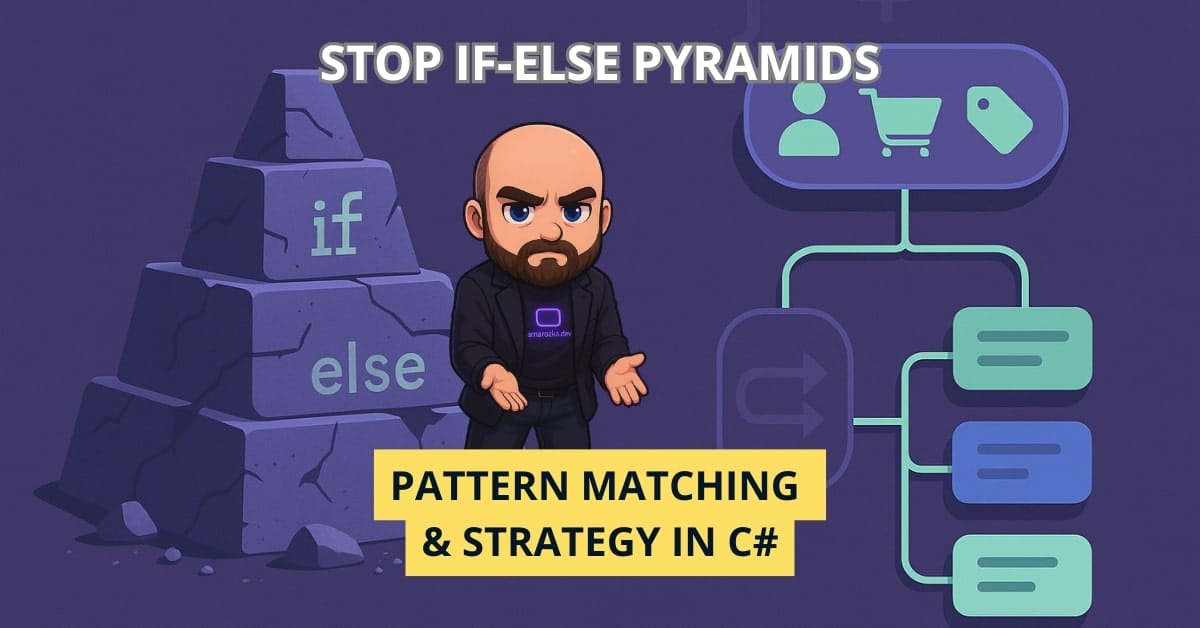 Stop If-Else Pyramids: Pattern Matching & Strategy in C#