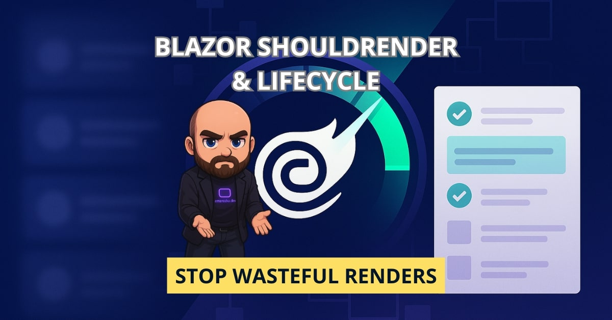 Blazor Rendering Performance: ShouldRender, Lifecycle, and @key - a hands‑on guide with real numbers