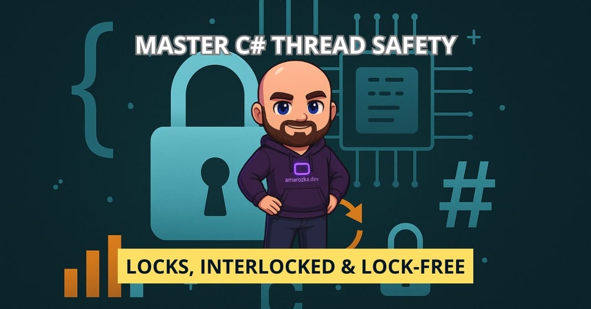 Stop Race Bugs: Master C# Locks, Interlocked & Lock‑Free (with Real Benchmarks)
