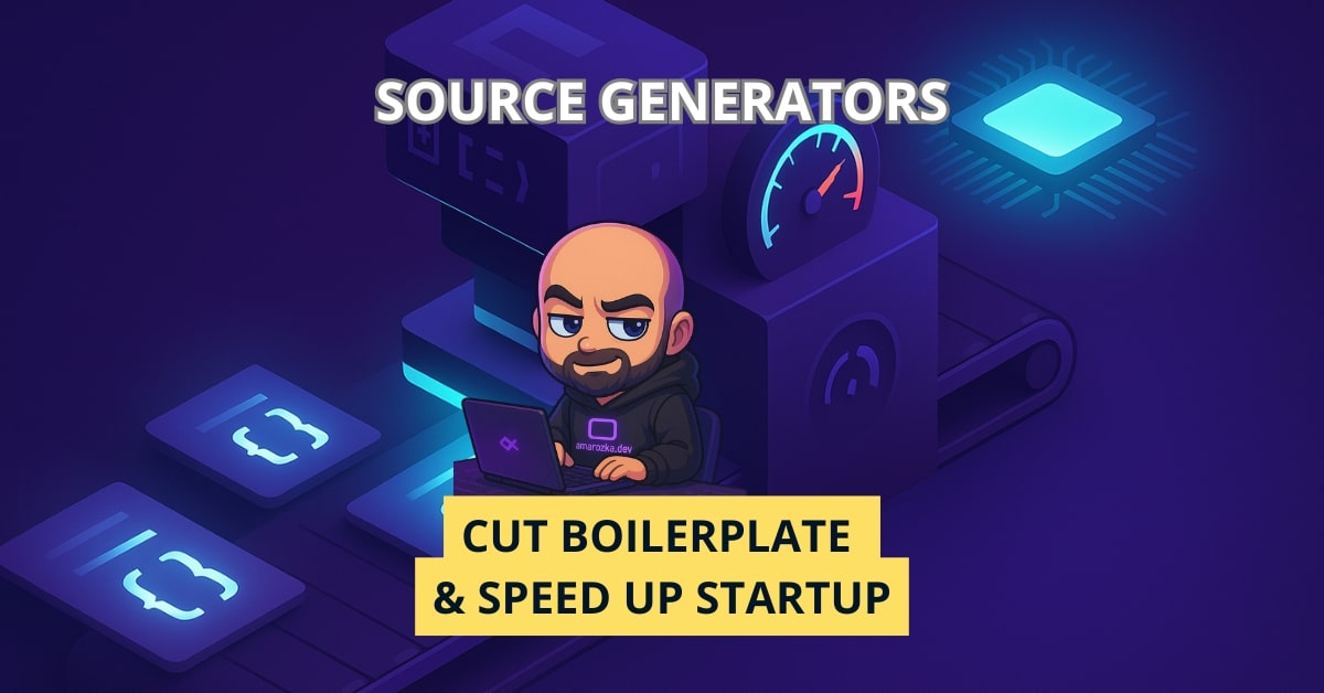 Source Generators: Less Boilerplate, Faster Startup