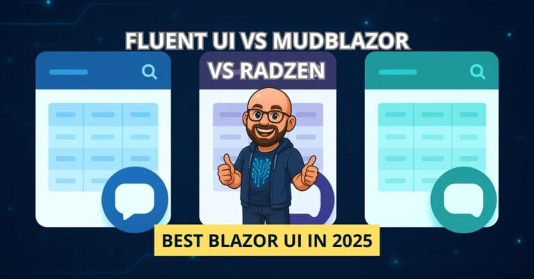 Fluent UI vs MudBlazor vs Radzen: Best Blazor UI in 2025