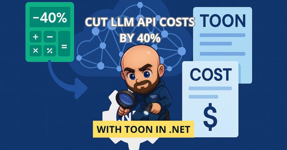 Cutting LLM API Costs by 40%: Integrating TOON Format with .NET Applications